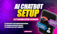 develop a custom ai chatbot, customer support automation