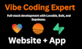 build your ai saas mvp using lovable, bolt, supabase and stripe fast