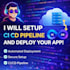 setup ci cd pipeline and deploy your app on azure