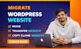 migrate, transfer or clone wordpress website safely