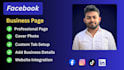 create and optimize a professional facebook business page