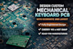 design custom mechanical keyboard pcb with schematic and layout