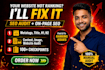 fix your website issues with full audit and on page optimization