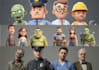 create high quality 3d character models