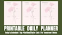 design a printable daily planner in canva