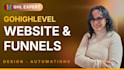 build a professional website or funnel with gohighlevel