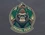 create powerful mountain gorilla logo for your brand