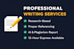 professionally edit and organize structured academic papers