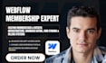 build webflow membership website memberstack outseta setup webflow website