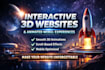 do interactive 3d website developer, webgl developer, threejs, website animation