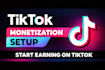 setup tik tok monetization for creator rewards program