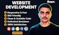 build a responsive website with HTML, CSS, javascript, PHP, bootstrap, tailwind