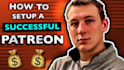 do complete patreon page setup and management