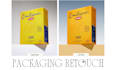 packaging photo retouching and editing