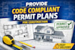 provide code compliant permit plans for construction