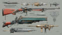 create weapon design and illustration