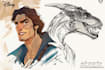 draw a fictional character in disney sketch style