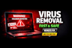 remove viruses, malware and browser hijackers from your windows PC
