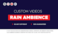 create cozy rain animation videos for relaxation