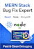 fix react js bugs, node js API errors and mongodb issues fast