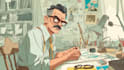 create authentic retro comic illustration
