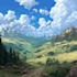 digitally paint fantasy landscape
