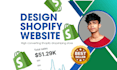 design high converting shopify store or redesign