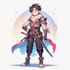 draw chibi anime character illustration