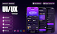 create wesbsite and mobile app, landing page