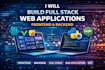 build fullstack web applications using modern frontend and backend