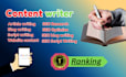 be an seo content writer and rewriter