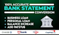 convert bank statement PDF to excel, editable format, CSV, google sheet