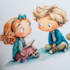 illustrate children book illustration, book illustration