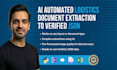 ai automated logistics document extraction to json