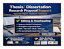 proofread and edit dissertations, thesis, and offer data analysis expertise