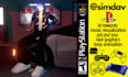 create 3d retro music visualizer animation in lowpoly ps1 ps2 psx n64 y2k style