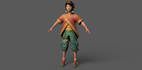create a stylized game ready 3d character