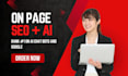 optimize on page website SEO and ai search visibility