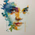 paint a unique watercolor portrait