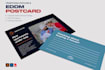 design a professional postcard and an edm postcard