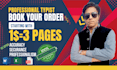 do typing and formating services