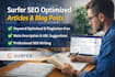 write surfer SEO optimized german articles and blog posts for your website