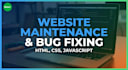 be fix html css javascript bug, error or issues fast