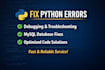 fix python bugs, develop python and mysql database application