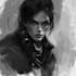 fantasy character sketch in unique style