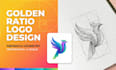 design minimal, geometrical golden ratio logo