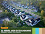 create a 3d aerial site rendering from your references