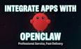 integrate apps with openclaw