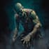 create a fantasy horror character art and horror art