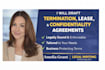 draft termination, lease, confidentiality, non compete agreements